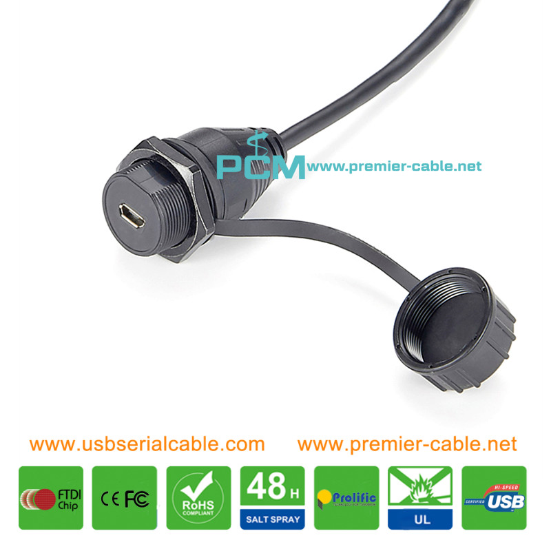 Micro USB Dashboard Agriculture Waterproof Cable