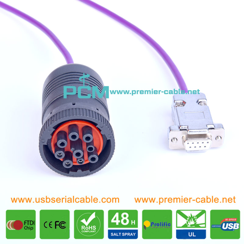 Vehicle Network Deutsch Truck ELD J1939 Cable