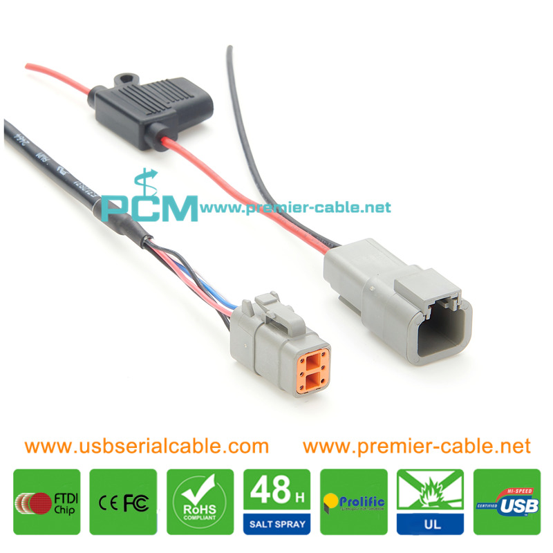 Industrial Boat Controller Deutsch DT 6 Way Cable